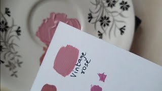 How to make vintage Rose colour by mixing colours / colour mixing tutorial