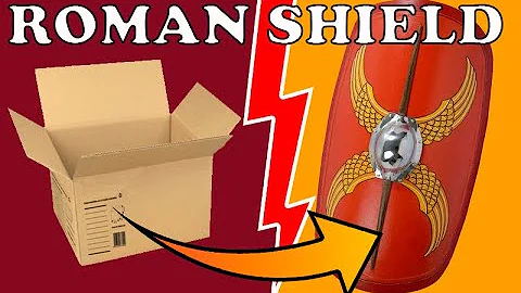 How to make a Roman shield with cardboard