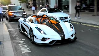 The First 1500 Horsepower Koenigsegg Regera On The Road In London