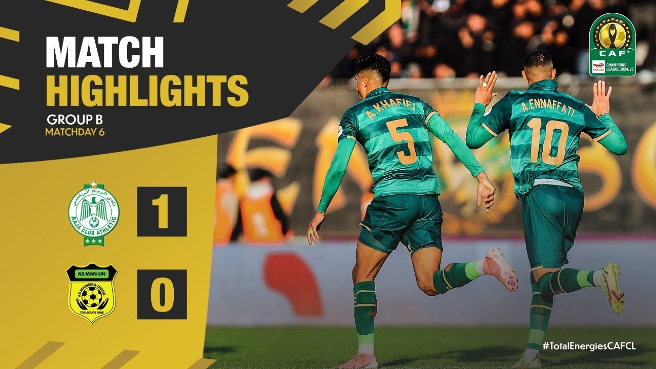 HIGHLIGHTS | Raja CA 🆚 AS Maniema Union | Matchday 6 | 2024/25 