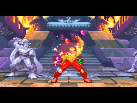 Marvel Super Heroes Arcade Ironman Ending Upscaled