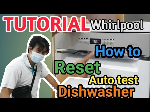 resetting whirlpool dishwasher
