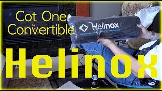 Helinox Cot One Convertible - Motorcycle Camping Gear