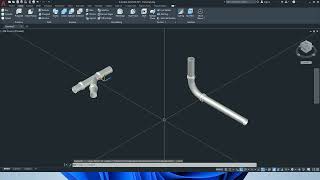 Dynamic Block 3D Pipe Fittings  ( AutoCAD Tips & Tricks )
