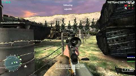 COD2 Sniper server player cajunbb no recoil multihack 1