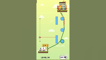 Rope puzzle// Level 34 // #shorts #viralvideo