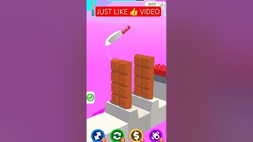 Slice It All ❤️❤️ Level 33 #shorts #gaming #sliceitall