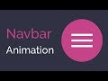 Animated Responsive Navbar Tutorial