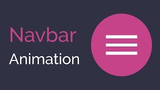 Animated Responsive Navbar Tutorial