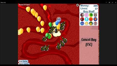 Bomb Cannon Towers Only Without Tower Upgrades (Track 6, Hard, Bloons Tower Defense 3 Challenge)