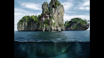 Tutorial Photoshop Underwater Turtle Island 2