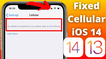 An Update is Required to Use Cellular Data on this iPhone 7, 8, X, XS Max, 11 Pro Max in iOS 14/14.3