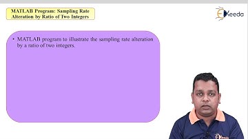MATLAB Program Sampling Rate Alteration by Ratio of Two Integers