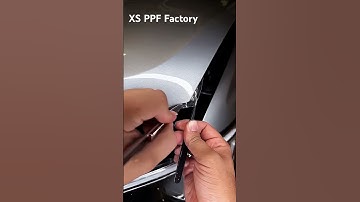 How to wrap on the edge? #ppf #detailing #automobile If you like our product, welcome to inquiry