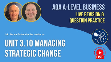 Unit 3.10 Strategic Change | Exam Question Practice for AQA A-Level Business
