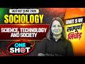 UGC NET Sociology One Shot | UGC NET Sociology Unit 9 Science, Technology and Society #ugcnetpaper2