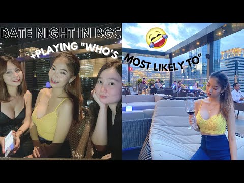 COOL ROOFTOP BAR IN BGC | DATE NIGHT WITH FRIENDS