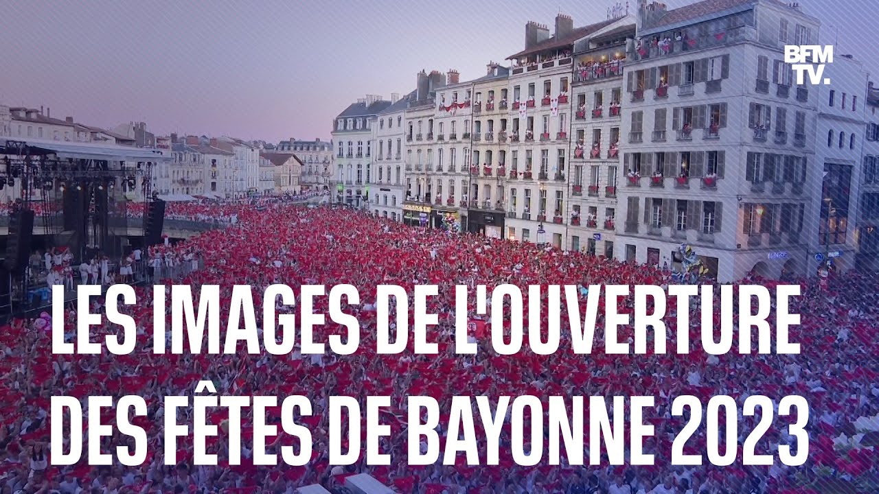 Chaque année, c'est régalade": top départ pour les fêtes de Bayonne 2023 -  YouTube