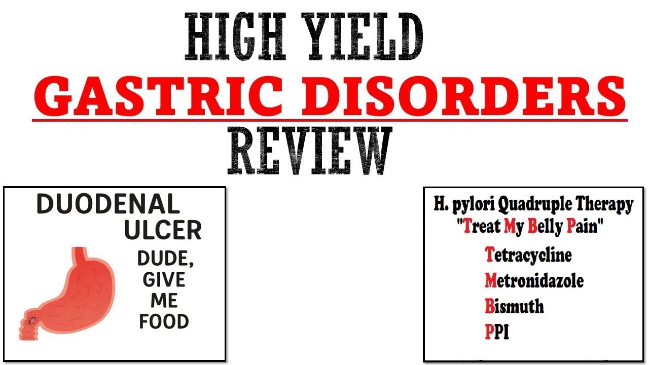 Gastric Disorders Review | Mnemonics & Proven Ways To Memorize For Your Exam!