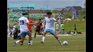 Isaac Chen 2024 Soccer Highlights Class Of 2027