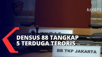 Densus 88 Tangkap 5 Terduga Teroris di Sulsel dan Sulteng