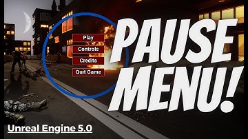 Unreal Engine 5 - Pause Menu - FPS Part 8.1