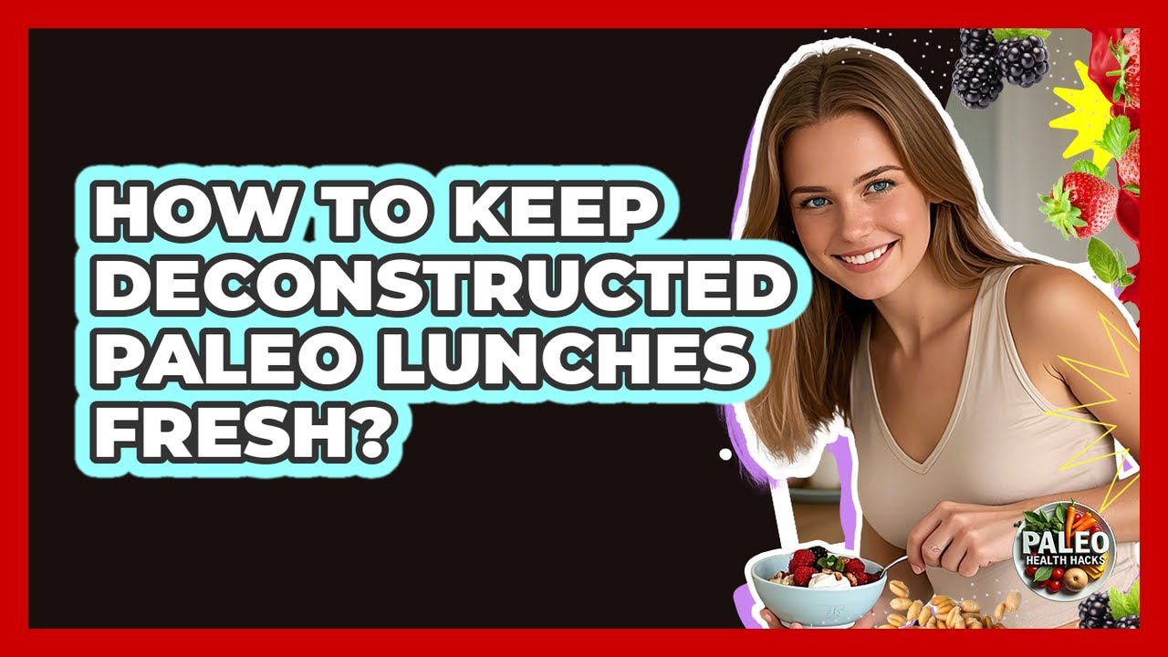 How To Keep Deconstructed Paleo Lunches Fresh?