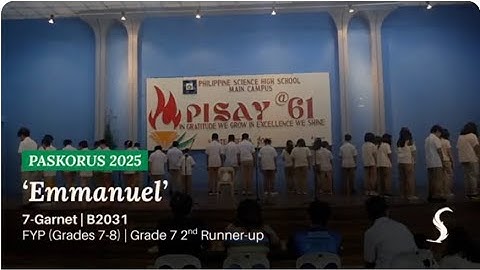 PASKORUS 2025: 7-Garnet (B2031) performs 