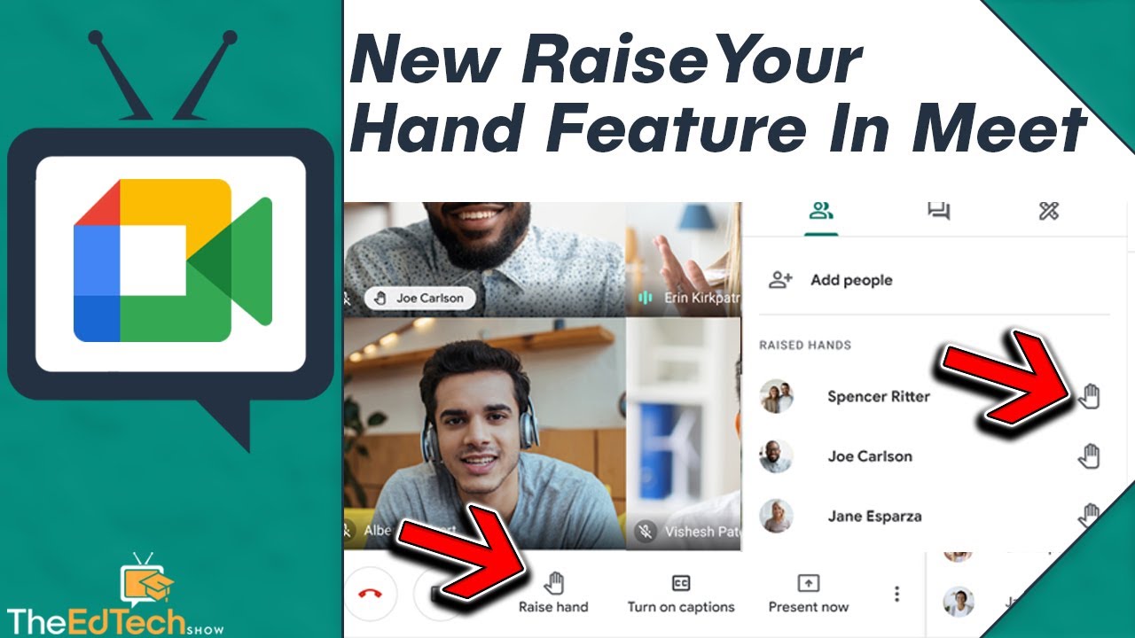 How To Use The Google Meet Raise Your Hand Feature - youtube