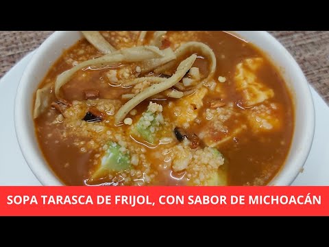 Slow-cooked Tarascan bean soup - RecetasdeLuzMa