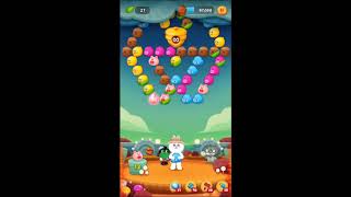 LINE バブル2 STAGE 1548 銀コニー アイテムあり ×1.5 Silver Cony LINE BUBBLE 2