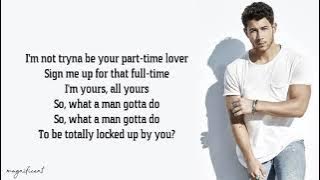 Jonas Brothers - What A Man Gotta Do (Lyrics)