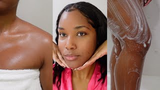 Shower Routine|| Smell Good ALL Day+ Skincare for Acne+ Bodycare + Vanilla Favorites|