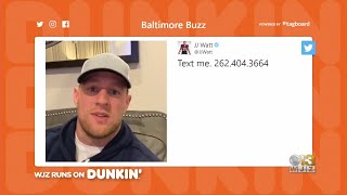 Baltimore Buzz: JJ Watt Hands Out Number On Twitter