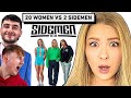 Couple Reacts To 20 WOMEN VS 2 SIDEMEN ANGRY GINGE &amp; DANNY AARONS EDITION