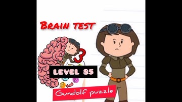 Brain test 3 Level 85 Gundolf puzzle "Fix my magic scroll "