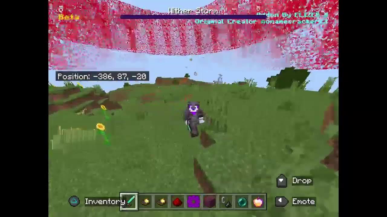 Crackers Wither Storm mod On Minecraft PE YouTube