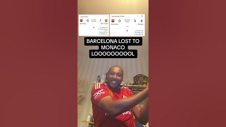 BARCELONA 0-3 MONACO #football #barcelona #monaco
