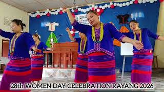 Etet pe yedi kai mang || Adi Christian gospel dance|| women day celebration 2026 Rayang