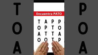 Nadie encuentra la palabra PATO.