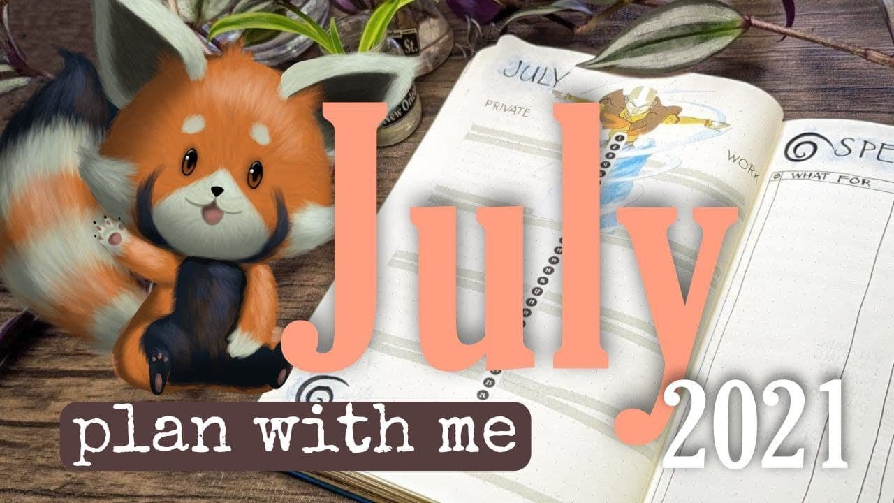 Bending the Elements of my Weeklies | July 2021 Bullet Journal Plan With Me I Bujo Jo