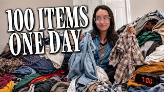 I Tried Listing 100 Items in One Day! Here's What Happened...