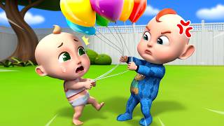 Rob Learns Why Sharing Is Caring | Good Manners Song | Rosoo Song For Kids &amp; Nursery Rhyme