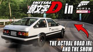 I REMADE THE INITIAL D AE86 IN FORZA HORIZON 6 (and drove it on the same roads) screenshot 4