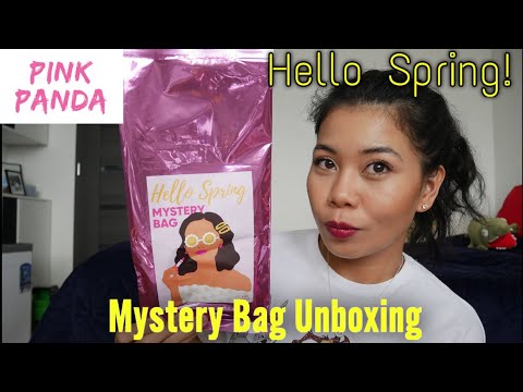 hard solidarity subject Hello Spring Mystery Bag A | Unboxing Pink Panda | April 2022 - YouTube