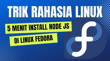 5 Menit Install NodeJS di Fedora Linux