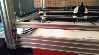 TITANXY - CoreXY 3d printer - Homing test