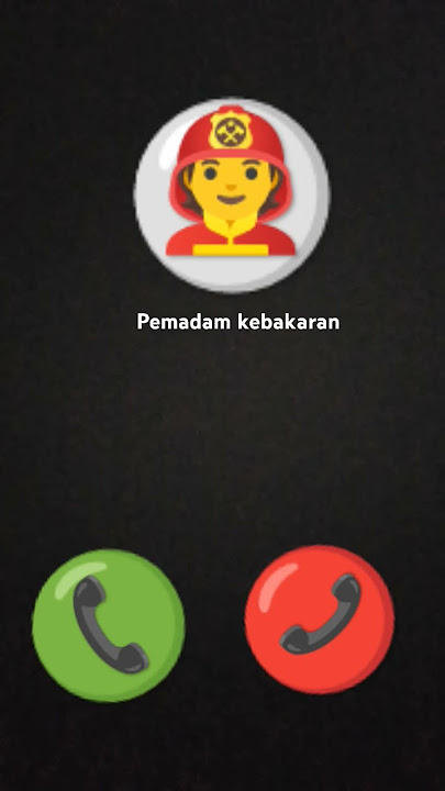 Pemadam kebakaran sudah telpon