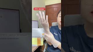 Găng tay vinnyl trong suốt gội đầu, massage body, nấu ăn. Găng ngắn 85k, găng dài 105k #0901283567