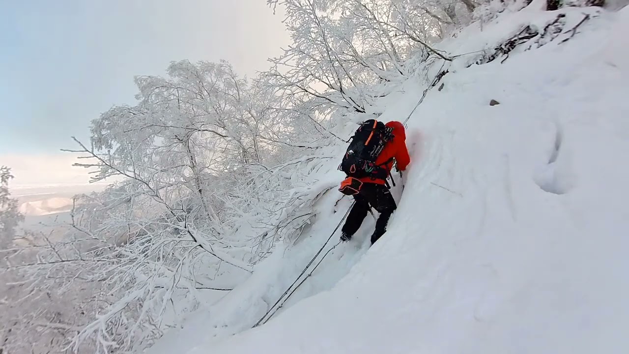 2022年12月18日　登山　風不死岳